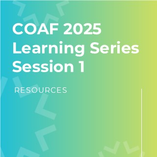 COAF 2025 Learning Series Session 1